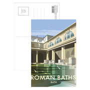 Roman Baths Postcard Pack of 8